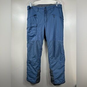 MOUNTAIN HARDWEAR MEN’S HIGHBALL INSULATED 2L PANT BLUE SIZE LARGE